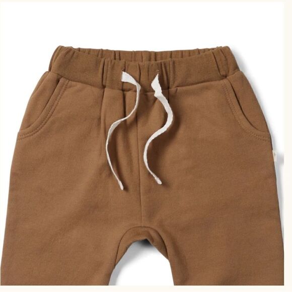 Organic Cotton Jogger Pants - Walnut Solid
By Makemake Organics NWT Sz 6_12m - Picture 2 of 7